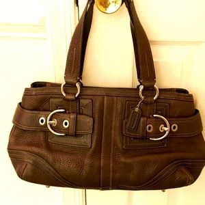 EUC Vintage - Coach leather satchel